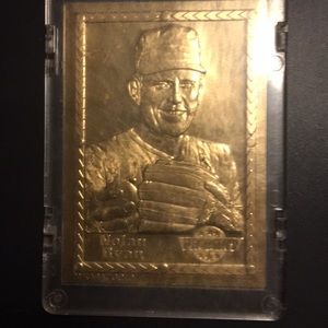 1992 Nolan Ryan Living Legend 22 karat gold plated
